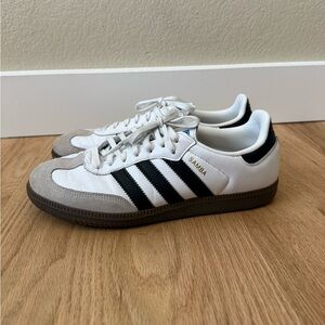 Adidas Men’s Samba Size 7 White Black